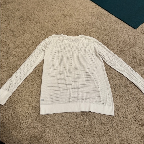 Lululemon Breeze By Long Sleeve - White - Picture 7 of 7